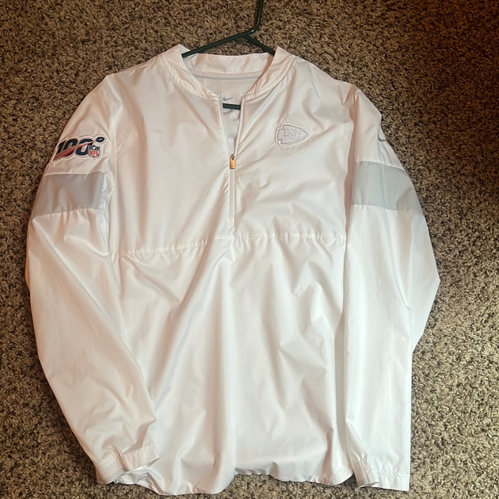 KC Chiefs 1/4 Zip Windbreaker